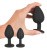 Orion Black Velvets Anal Kit - Набор для анальной стимуляции из 3 пробок и анального душа Orion Black Velvets Anal Kit - Набор для анальной стимуляции из 3 пробок и анального душа