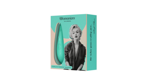 Womanizer Marilyn Monroe Classic 2 + Лубрикант 50 мл - Вакуумный стимулятор (мята)