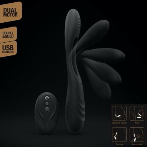 Dorcel Multi Joy вибратор для пар с пультом дистанционного управления, 20х3.2 см