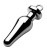 Tom of Finland Weighted Aluminum Plug with Pull Ring - металлическая анальная пробка, 17,15х3.25 см Tom of Finland Weighted Aluminum Plug with Pull Ring - металлическая анальная пробка, 17,15х3.25 см