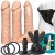 Doc Johnson Vac-U-Lock Vibrating Dual Density Ultraskyn Set - Набор для страпона Doc Johnson Vac-U-Lock Vibrating Dual Density Ultraskyn Set - Набор для страпона