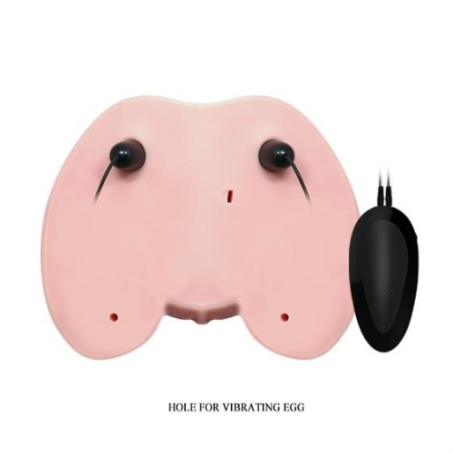 Crazy Bull Masturbator Realistic Vagina and Ass Vibrating Flesh - Мастурбатор, 25х22х10 см