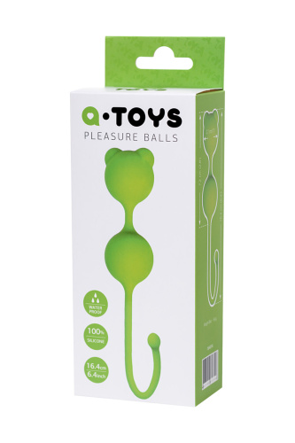 A-Toys By Toyfa - Вагинальные шарики, 2,7 см (зеленый)
