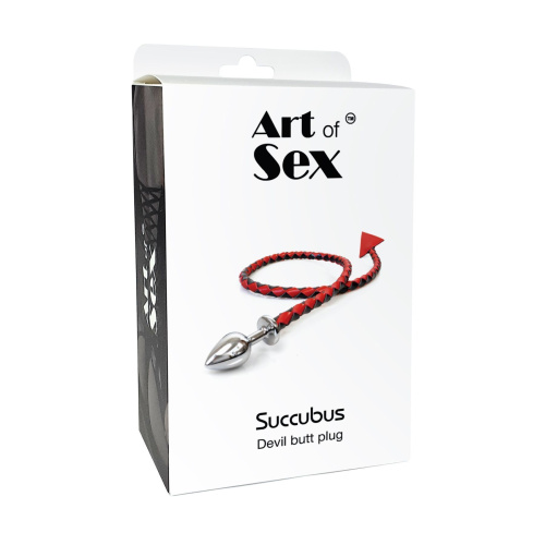 Металлическая анальная пробка Art Of Sex Succubus - размер M