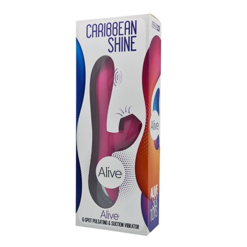 Alive Caribbean Shine Magenta - Вібратор-кролик, 11х3.9 см (рожевий) - купити в Києві, Україні
