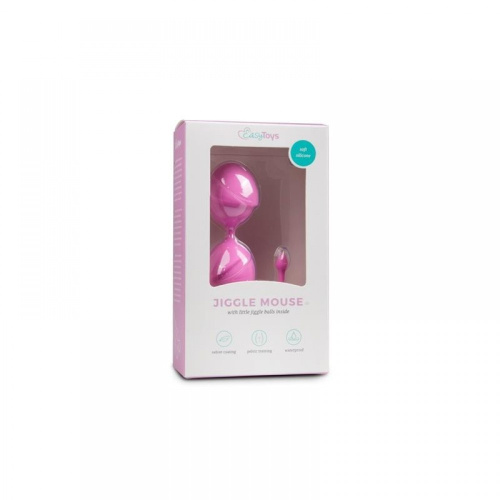 EasyToys Jiggle Mouse - Вагинальные шарики, 19,5 см (розовый)