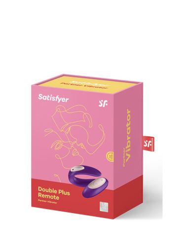 Вибратор для пар Satisfyer Double Plus Remote