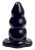 Doc Johnson Tripple Ripple Butt Plug Large - Анальная пробка, 11,6х6 см (черный) Doc Johnson Tripple Ripple Butt Plug Large - Анальная пробка, 11,6х6 см (черный)