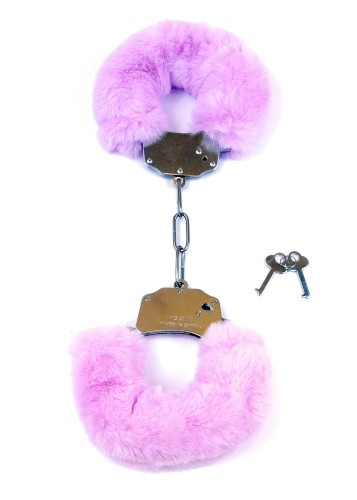 Fetish Boss Series Furry Cuffs - Наручники (фиолетовые)