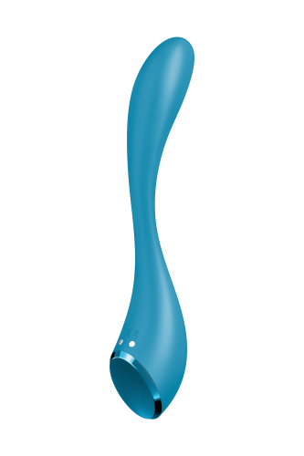 Satisfyer G-Spot Flex 5+ - Універсальний вібратор, 15х3.4 см (синій) - купити в Києві, Україні