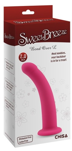 Фаллоимитатор на присоске Sweet Breeze Bend Over L, 17,8 см