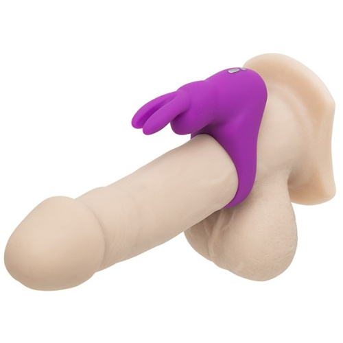Happy Rabbit Rechargeable Cock Ring - Ерекційне віброкільце, 6,7 см (фіолетовий) - купити в Києві, Україні