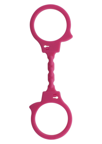 ToyJoy Stretchy Fun Cuffs Pink - Наручники, 25 см (рожеві) - купити в Києві, Україні