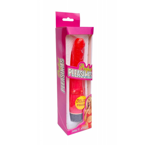 Seven Creations Perfect Pleasures - анальный вибратор, 20х4.5 см (красный)