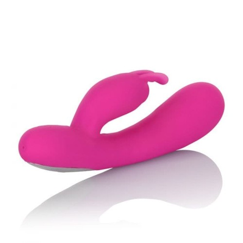 California Exotic Novelties Embrace Massaging G-Rabbit - вибратор-кролик для точки G, 13х3.3 см (розовый)