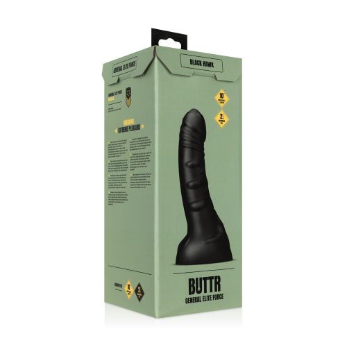 Фалоимитатор BUTTR - Black Hawk Curved Anal Dildo, 30,5 см