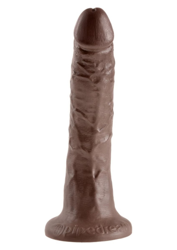 Pipedream King Cock 7 Inch Cock - Фаллоимитатор, 18.5х4 см (коричневый)