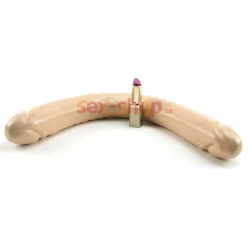 Фаллоимитатор двусторонний Veined Header, 45Х4,5 см