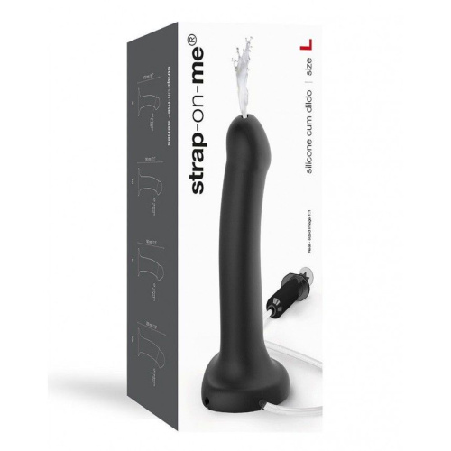 Кончающий фаллоимитатор Strap-On-Me Squirting Cum Dildo L, 19,6 см