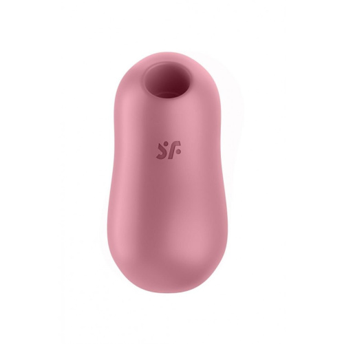Satisfyer Cotton Candy Light Red - Милый вакуумный стимулятор, 8.6х4.2 см (розовый)