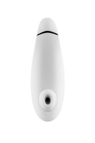 Womanizer Premium - Впечатляющий вакуумный стимулятор клитора, 15.5х5 см (белый)