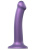 Strap-On-Me Mono Density Dildo, M - Насадка для страпона гибкая, 18х3.3 см., (фиолетовая)