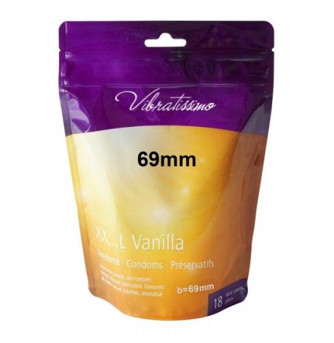 Презервативи Amor Vibratissimo XX ... L Vanilla, 69 мм, 18 шт. - купити в Україні | Секс шоп SEX-SHOP.ua