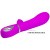 Pretty Love Thomas Vibrator - Вибратор с клиторальным стимулятором, 20.5х4 см (фиолетовый)