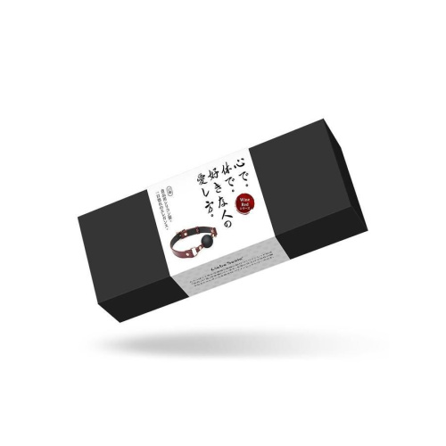 Силиконовый кляп Liebe Seele Wine Red Ball Gag