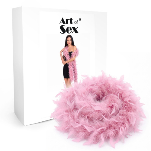 Боа из перьев Art of Sex, 2 метра розовое