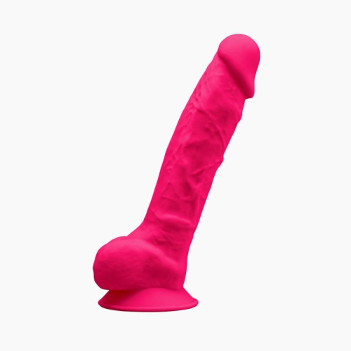 SilexD Vetus Model 1 size 8 in - Фаллоимитатор двухслойный, 21.5х4.2 см., (розовый)