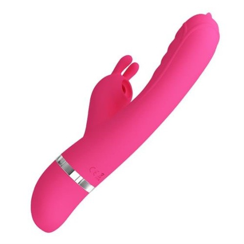 Pretty Love Phoenix Vibrator Pink - Вібратор-кролик з мембранним стимулятором та рухомим язичком, 20.2х3.3 см (рожевий) - купити в Києві, Україні