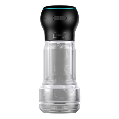 Мастурбатор Kiiroo Feel Pocket Crystal с всасывающей интерактивной насадкой PowerBlow Combo Set