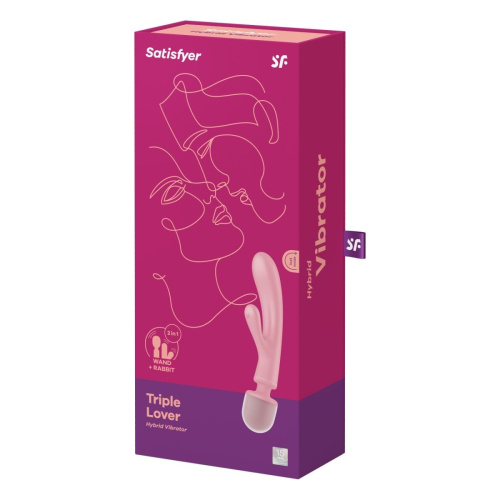 Вібратор-кролик Satisfyer Triple Lover - купити в Києві, Україні