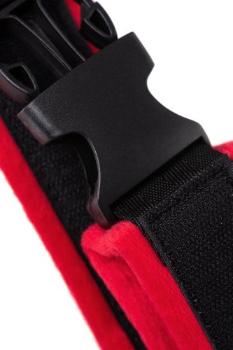 Anonymo Handcuffs Velour - мягкие наручники, (красные)