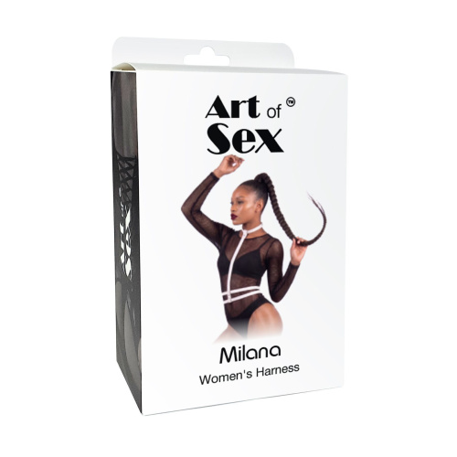 Женская портупея Art of Sex - Milana, XS-2XL красная