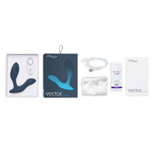 Vector by We-Vibe - умный массажер простаты с дистанционным управлением, 8,5х2,9 см