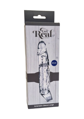 Удлиняющая насадка на пенис Get Real Extension Sleeve Large