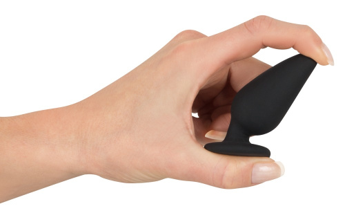 Orion Black Velvets Heavy Plug Small - маленька анальна пробка, 7.8х2.7 см (S) - купити в Києві, Україні