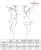 Боди монокини с открытой грудью Passion DIABOLINA BODY, XXL/XXXL