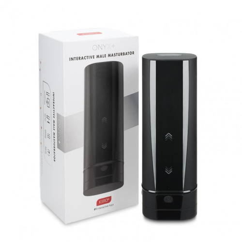 Kiiroo Onyx+ - мастурбатор с теледильдоникой, 10 сжимающихся колец, 17.5х5 см