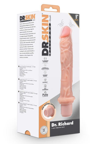 Реалистичный вибратор Dr. Skin Dr. Richard, 24,7 см