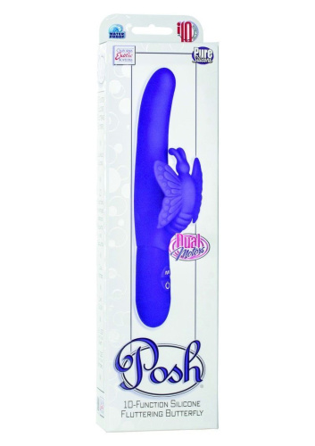 California Exotic Novelties Funct Fluttering Butterfly - Вибратор, 11.5 см x 3.25 см (фиолетовый)