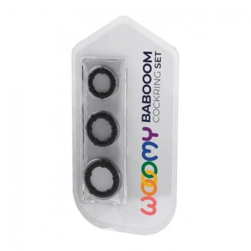 Wooomy Babooom cockring set - Набір ерекційних кілець - купити в Києві, Україні