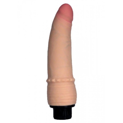 Pluton Loveclonex 6" - реалистичный вибратор, 18х4 см (бежевый)
