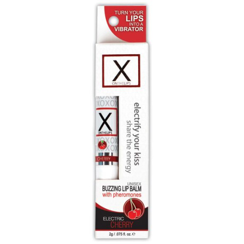 Sensuva - X on the Lips Cherry - Стимулирующий бальзам для губ с феромонами, 2 г (вишня)