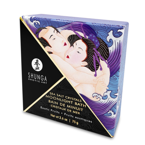 Shunga Moonlight Bath Exotic Fruits - соль Мёртвого моря с ароматом экзотических фруктов, 75 мл.