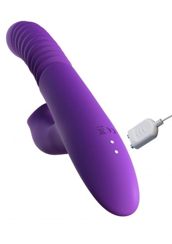 Fantasy For Her Ultimate Thrusting Clit Stimulate-Her - вибратор кролик с подогревом, вращением, толчками и вибрацией, 12.7х3.4 см