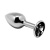 Alive Mini Metal Butt Plug - Анальная пробка - L, 9х4 см (чёрная)