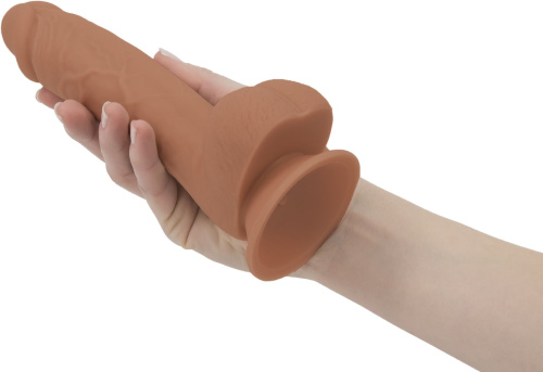 Фаллоимитатор ADDICTION Steven 7.5" Silicone Dong, 19 см + вибропуля в подарок